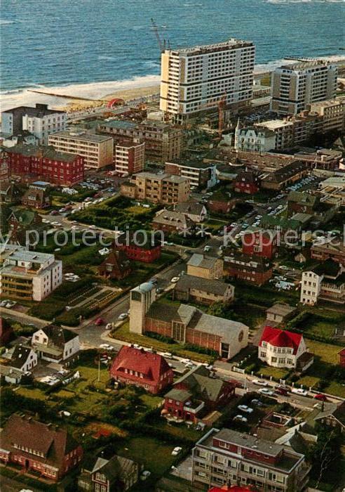 Westerland Sylt Fliegeraufnahme St. Christophorus