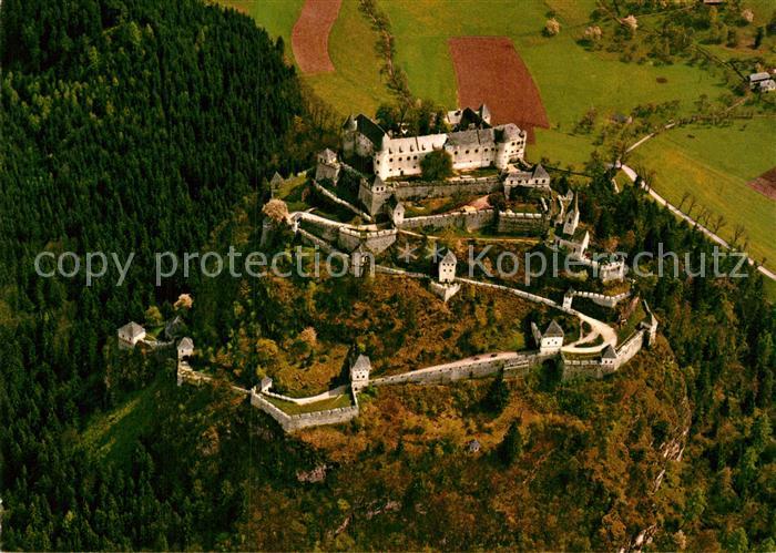 Launsdorf Kaernten Burg Hochosterwitz Fliegeraufnahme