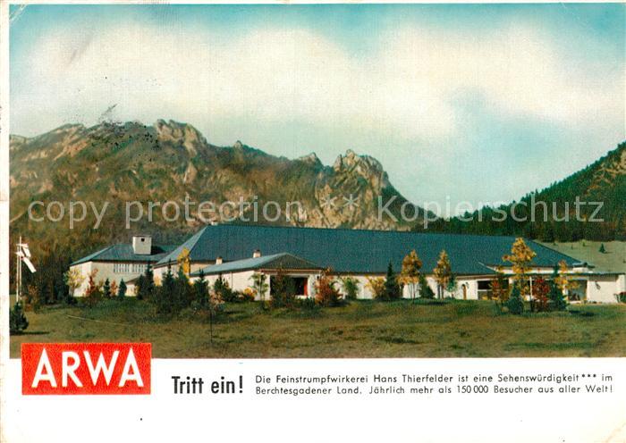 Bischofswiesen Feinstrumpfwirkerei Hans Thierfelder