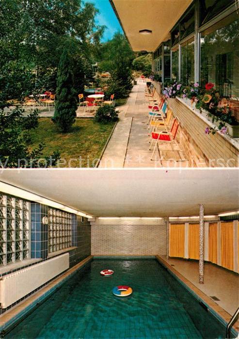 Eibelshausen Erholungsheim Kunz Jakobi Gartenterrasse Hallenbad