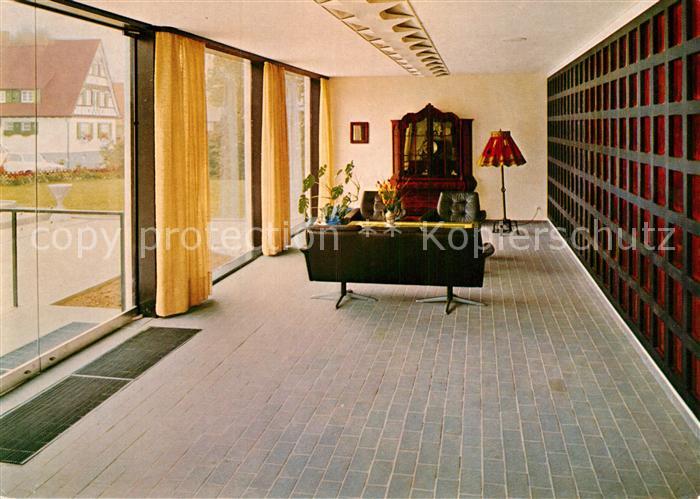 Sasbachwalden Sanatorium Dr Wagner Innenansicht