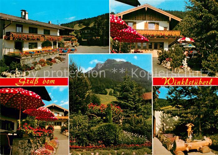 Winkl Fischbachau Cafe Winklstueberl Garten Holzbrunnen