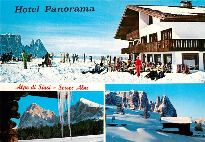 Seiser Alm Dolomiten Hotel Panorama Wintersportplatz Dolomiten
