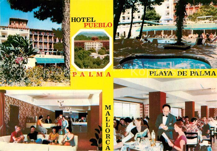 Palma de Mallorca Hotel Pueblo Restaurant Bar Swimming Pool
