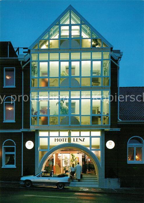 Fulda Hotel Lenz Eingang Nachtaufnahme