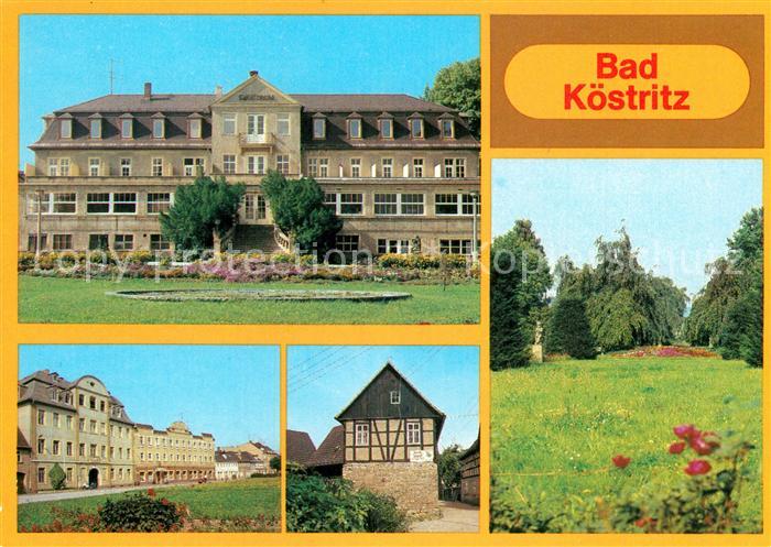 Bad Koestritz Sanatorium Ernst Thaelmann Strasse HO Gaststaette Schlosspark