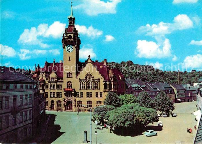 Waldheim Sachsen Rathaus Platz der Befreiung