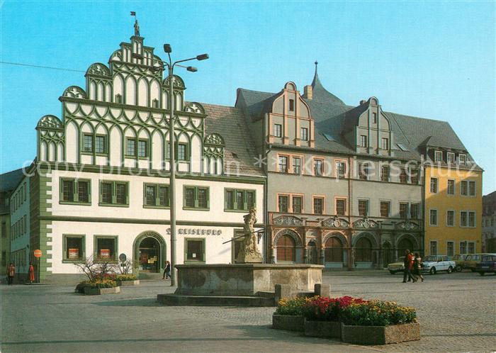 Weimar Thueringen Markt Brunnen