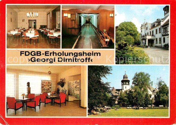 Wernigerode Harz FDGB Erholungsheim Georgi Dimitroff Kegelbahn