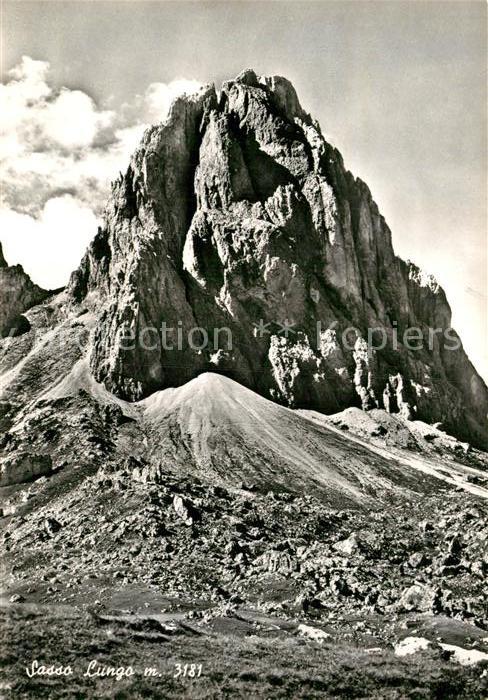 Dolomiten Langkofel Sasso Lungo Gebirgspanorama