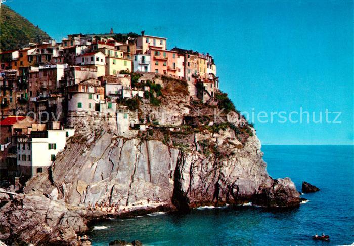 Manarola Panorama e scogliera Steilkueste