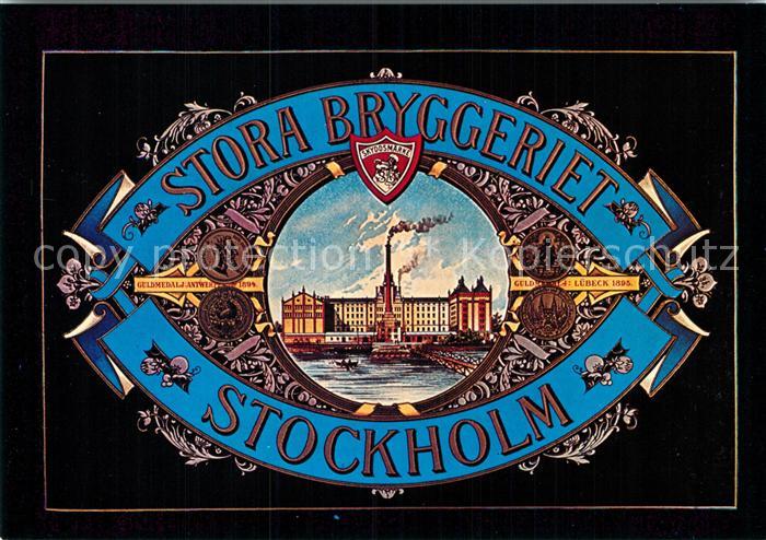 Stockholm The Grand Brewery 1891 - 1910 Brauerei Repro