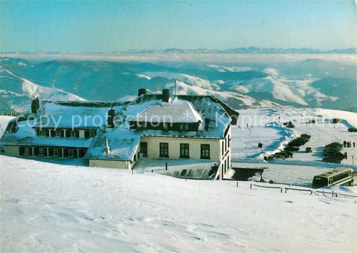 Belchen Baden Wissler Berghotels Berghotel Belchenhaus Winterpanorama Alpenblick