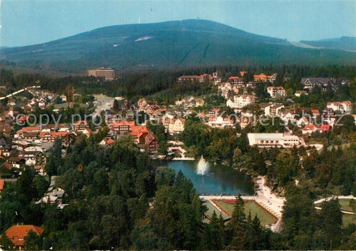 Braunlage Heilklimatischer Hoehenluftkurort Fliegeraufnahme