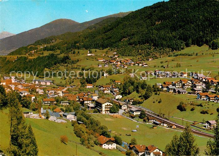 Steinach Brenner Tirol Panorama Blick gegen Nordkette und Patscherkofel