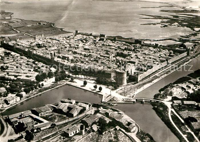Aigues-Mortes Gard Vue aerienne