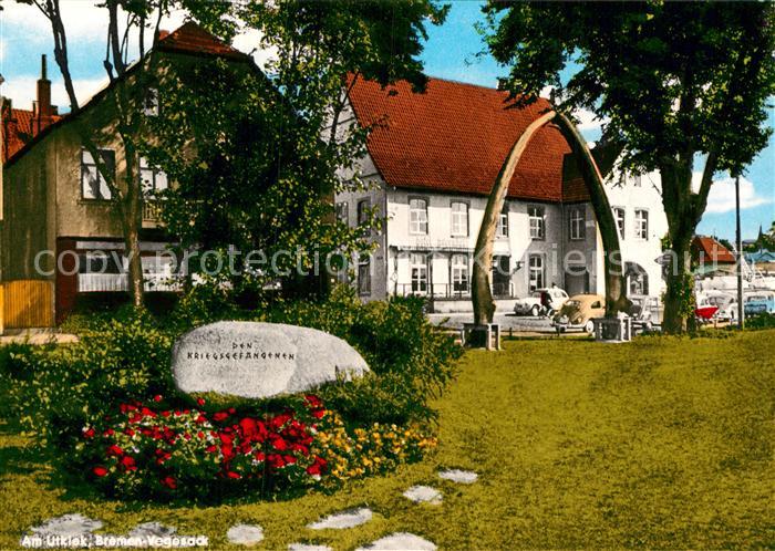 Vegesack Am Utkiek Gedenkstein