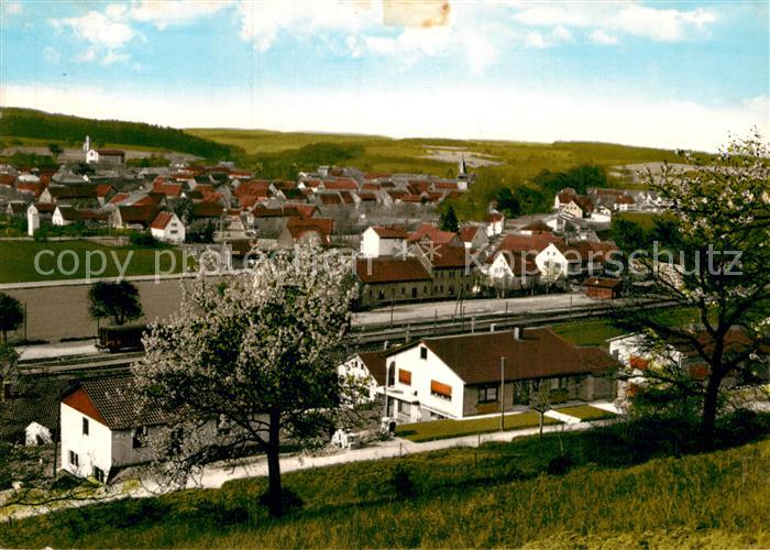 Helmstadt-Bargen Stadtpanorama Bahnhof Eisenbahn