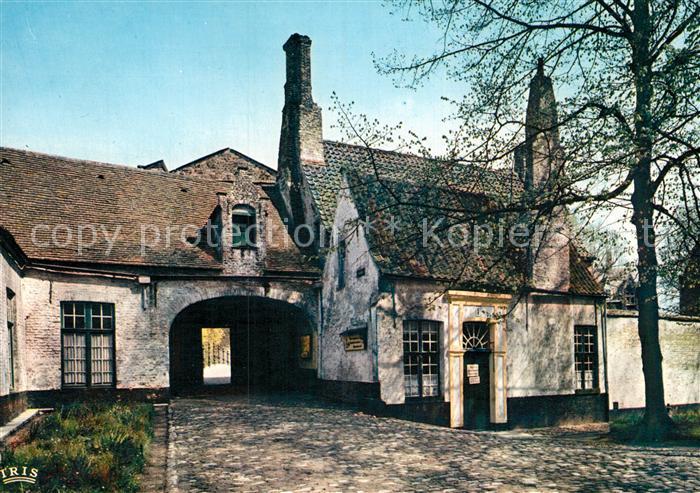 BRUGGE Bruges Belgie Ingangspoort van 't Begijnhof Eingang Beguinenkloster