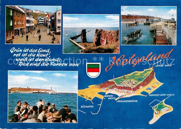 Helgoland Lung Wai Nordspitze Lange Anna Landungsbruecke Reede Nordseeinsel