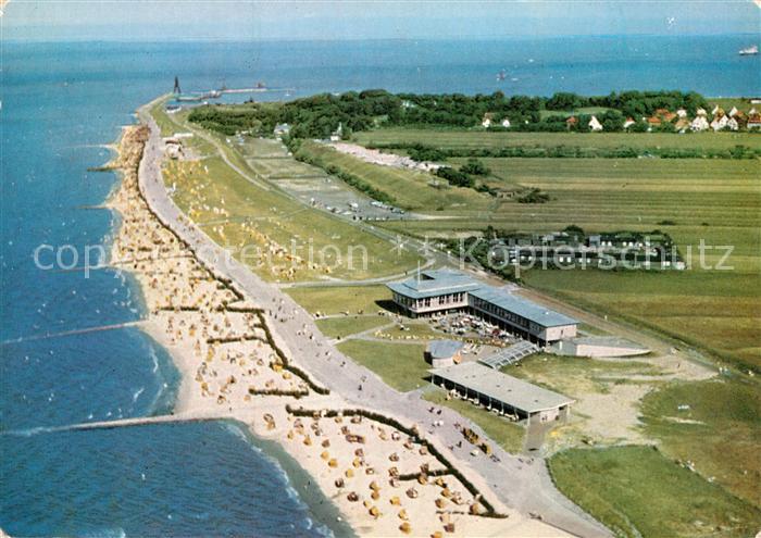 Doese Neues Strandhotel Badestrand Fliegeraufnahme