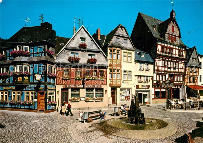 Adenau Ahrweiler Rheinland-Pfalz Marktplatz Altstadt Fachwerkhaeuser