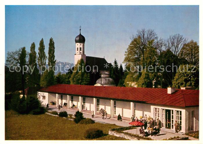 Bad Heilbrunn Trinkhalle Wandelhalle Badehaus Jodbad Kirche