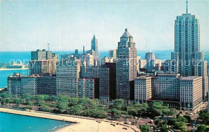 Chicago Illinois Drake Hotel Lake Michigan