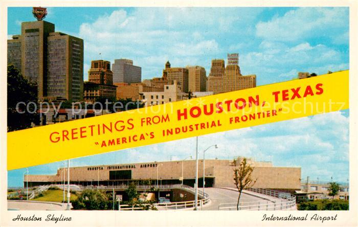 Houston  Texas USA Skyline International Airport