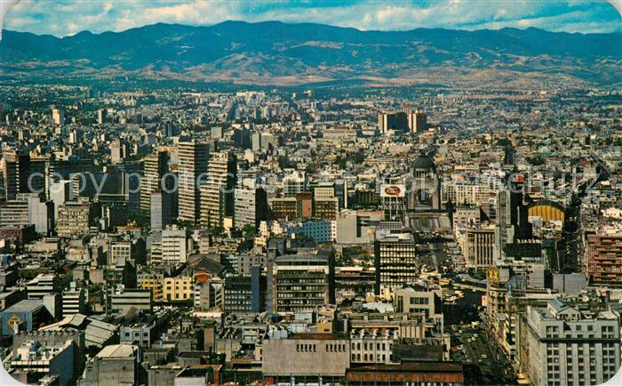 Mexico City Vista Panoramica desde La Torre Latino Americans mirando al Oeste