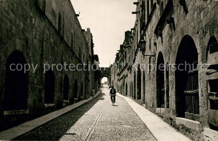 Rhodos Rhodes aegaeis Die Kittergasse
