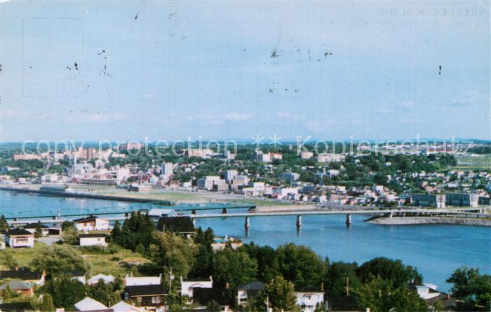 Chicoutimi Centre ville vue du secteur nord