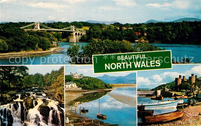 Conway Wales Menai Straits Borth Y Gest Swallow Falls