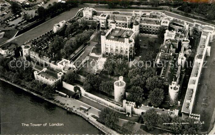 London The Tower Fliegeraufnahme