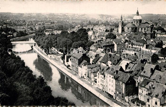 Namur sur Meuse La Sambre vue de la Citadelle
