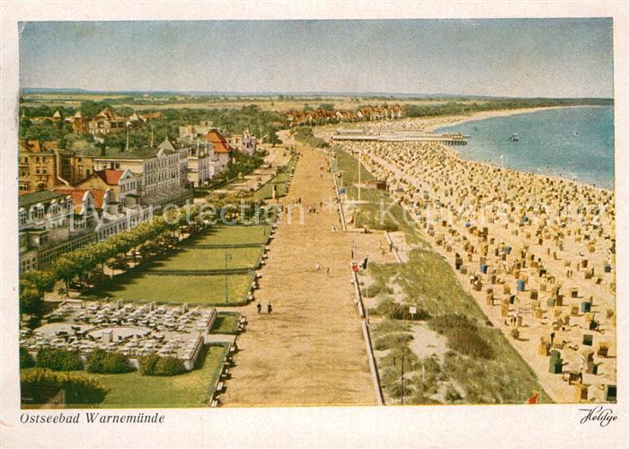 Warnemuende Ostseebad Strand Promenade