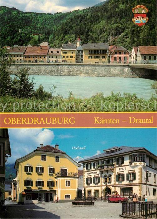 Oberdrauburg Kaernten Teilansicht Hochstadl Gasthof Post