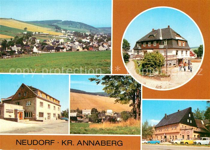 Neudorf-Annaberg Panorama HOG Vierenstrasse Betriebsgaststaette Gute Quelle Teil