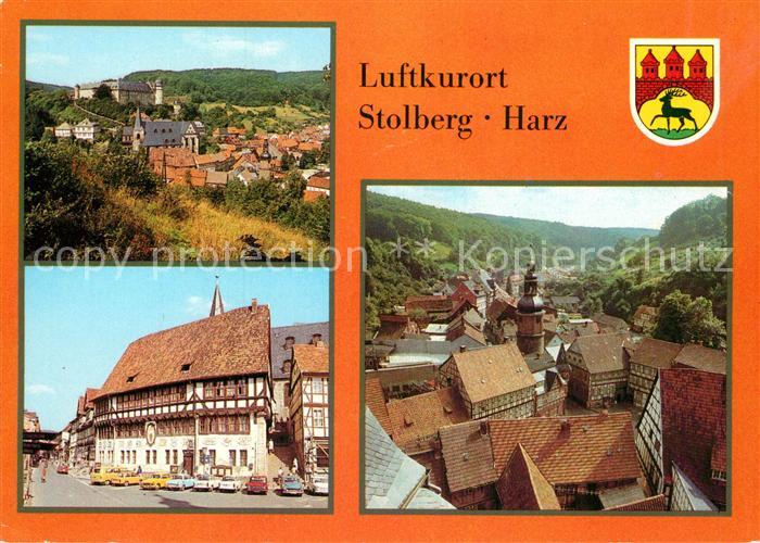 Stolberg Harz FDGB Erholungsheim Comenius Rathaus Saigerturm