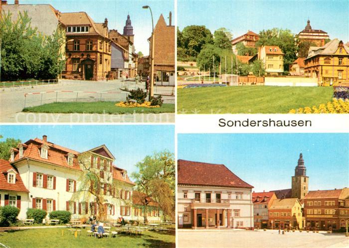 Sondershausen Thueringen Wilh Pieck Str Schloss HOG Zum Possen Rathaus