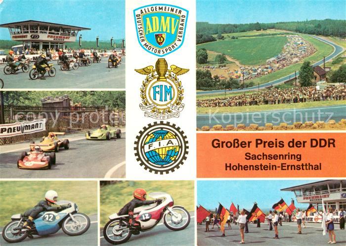 Hohenstein-Ernstthal Sachsenring GP der DDR Details