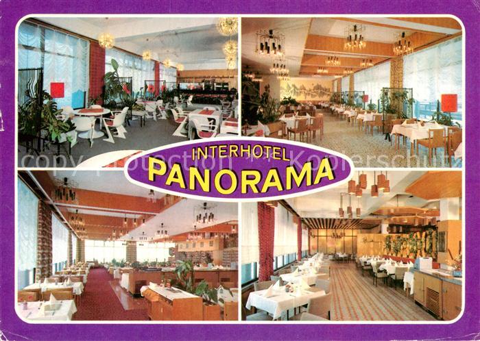 Oberhof Thueringen Interhotel Panorama Klubbar Restaurant Rennsteig und Thuering