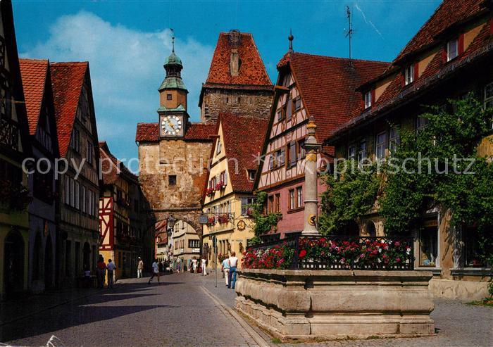 Rothenburg Tauber Roederbogen mit Markusturm