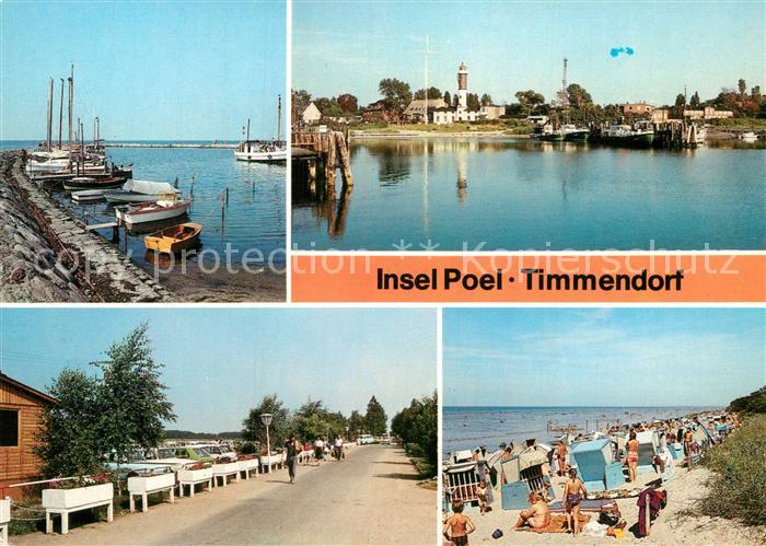 Timmendorf Insel Poel Hafen Strandpromenade Strandpartien