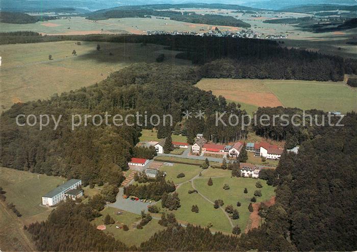 Rehe Westerwald Christl Erholungsheim Westerwald Fliegeraufnahme