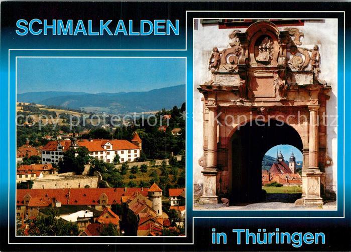 Schmalkalden Thueringen Schloss Wilhelmsburg Westliches Tor