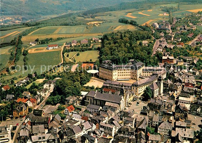 Hachenburg Westerwald Fliegeraufnahme