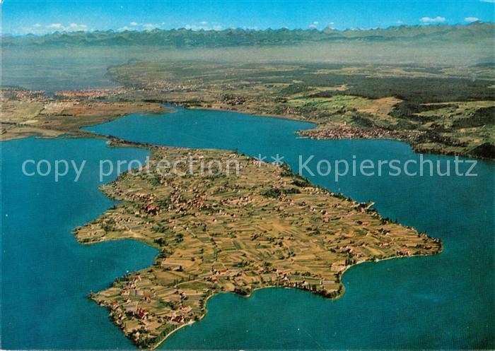 Insel Reichenau Fliegeraufnahme