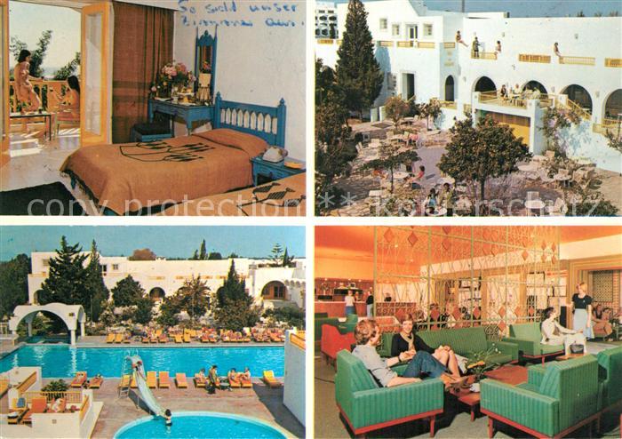 Hammamet Hotel Les Orangers Gaestezimmer Swimmingpool Speisesaal