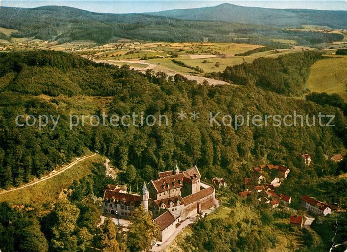 Schoenberg Bensheim Knappschafts Vorsorgeheim Schloss Schoenberg Fliegeraufnahme